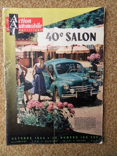 L'action Automobile Et Touristique Octobre 1953 Salon