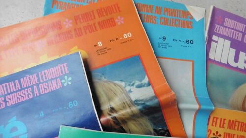 Les 10 Premiers Numeros De L'illustre Revues Suisse Années 1969 1970