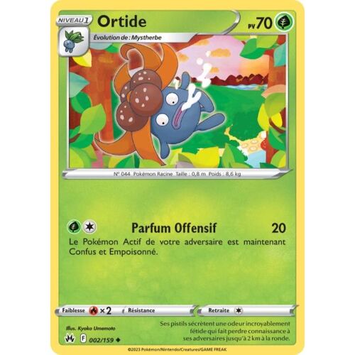 Carte Pokemon - Ortide - 002/159 - Eb12,5 Zenith Supreme