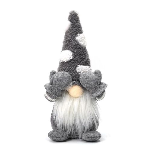 Poupée de père noël assise en tissu pour enfants, décoration de noël, cadeau pour la maison