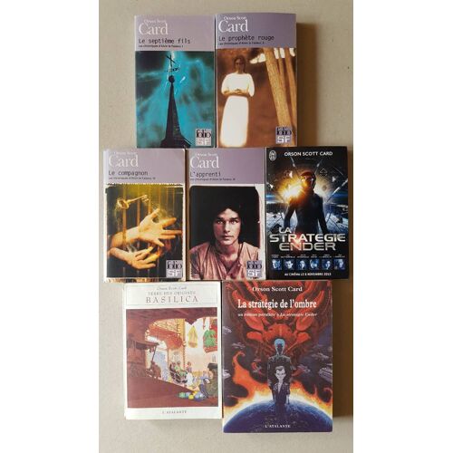 Orson Scott Card - Lot De 7 Livres