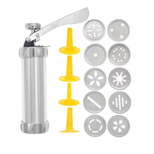 Presse À Biscuits Polyvalente, Ensemble Robuste, Extrudeuse À Biscuits Facile À Nettoyer Et Remplaçable Pour La Cuisine, Outils De Décoration De Gâteaux