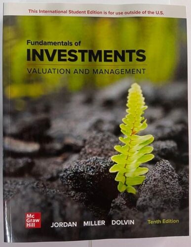 Fundamentals Of Investments: Valuation And Management Ise