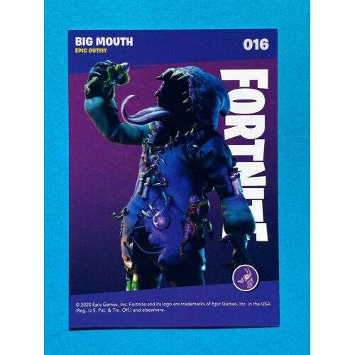 Panini Fortnite Cartes De Collection Série 2 Reloaded N°16"Big Mouth"