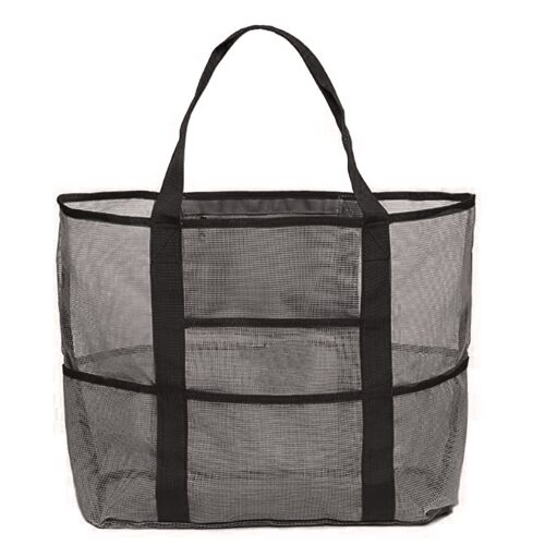 Sac en filet de grande capacité pour jouets de bain, panier pour enfants, filet de jeux pour enfants, jouet en réseau, tissu imperméable, rangement de jouets de sable de plage
