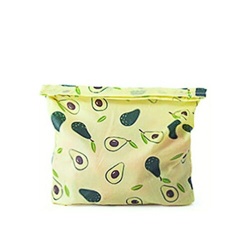 Enveloppes réutilisables en cire d'abeille, impression surprise, coton naturel, papier frais pour gril, couverture de stockage de légumes, abeilles avertissent la nourriture, rond