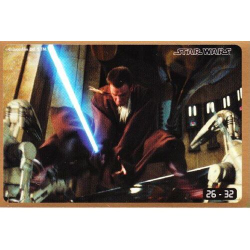 Star Wars - Episode 1 - 32 Auto-Collants À Collectionner - Crazy Planet - Vignette N°26-32