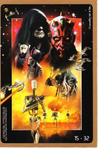 Star Wars - Episode 1 - 32 Auto-Collants À Collectionner - Crazy Planet - Vignette N°15-32