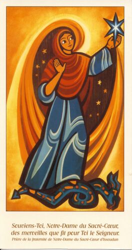 Image Pieuse, Souviens-Toi. Notre-Dame Du Sacré-Coeur Des Merveilles Que Fit Pour Toi Le Seigneur. Assompmtion (Bénédictines De Venière)