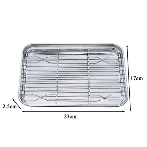 Plateaux rectangulaires de stockage des aliments, grille de Barbecue, ustensiles de cuisson, plaque de cuisson en acier inoxydable, pour saucisses à la vapeur, assiettes de pâtisserie aux fruits, assi