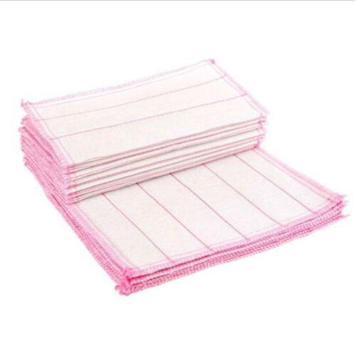 Chiffon de nettoyage pour bol de cuisine, 5 pièces/lot, 30x30 cm, Fiber de bambou, pour lavage à la main