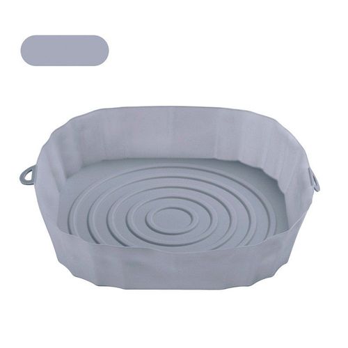Plateau en Silicone pour friteuse à Air, plaque de cuisson avec poignée, poulet frit, Pizza, tapis sans huile, accessoires pour friteuse à Air