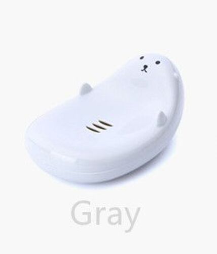 Porte-savon en plastique, mignon, à la mode, accessoires de salle de bains, boîte de douche, assiette de rangement, plateau, étui de couleur bonbon