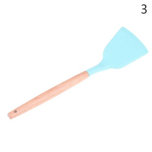 Spatule En Bois De Silicone, Cuillère À Soupe, Brosse Grattoir, Serveur De Pâtes, Batteur À ¿Ufs, Outils De Cuisine, F2
