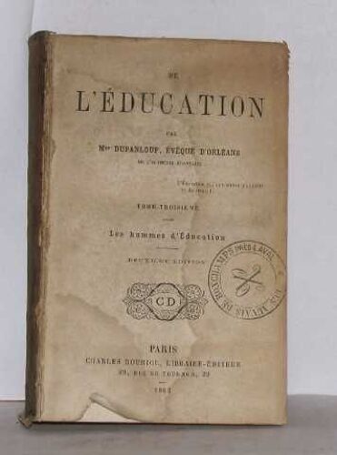 De L'éducation Tome Troisième Les Hommes D'éducation