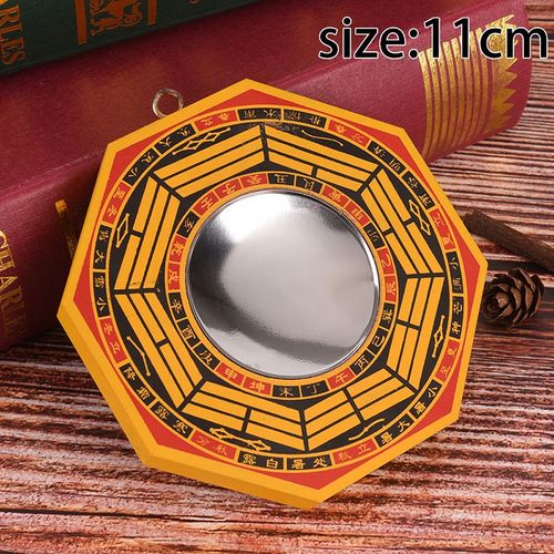 Miroir Feng Shui chinois porte-bonheur, 3 tailles, convexe goua Feng Shui, Taoist Talisman, décoration de la maison