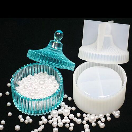 Pot Scellé Avec Couvercle, Boîte De Rangement, Bouteille, Moule En Silicone, Bricolage, Résine Époxy Cristal, Moule En Silicone Pour Bricolage, Fabrication De Bijoux