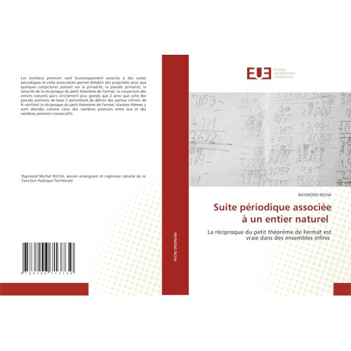 Suite Périodique Associée À Un Entier Naturel