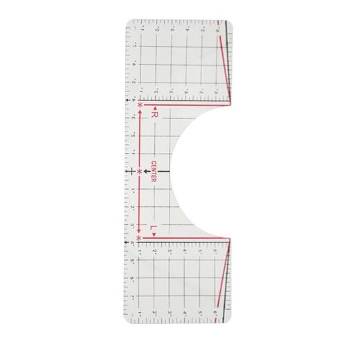 Règles D'alignement Pour T-Shirt, Règle De Mesure Pour T-Shirt, Outil D'alignement Pour Dessins Au Center, Fournitures De Couture Artisanale