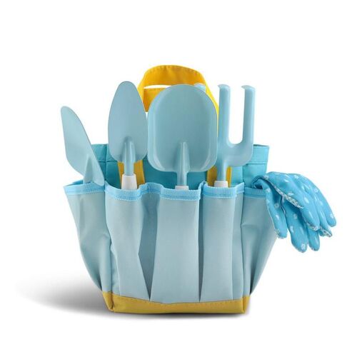 Ensemble D'outils De Jardinage Pour Enfants, Kit De Jouets De Jardin Amusants Pour Enfants, Jouets Éducatifs De Jardinage Comprenant Une Pelle, Un Râteau, Un Arrosoir, Sac De Rangement