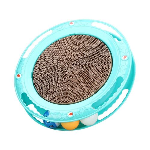 Planche À Gratter Multifonction 2 En 1 Pour Chats, Jouets Interactifs Avec Balle, Griffes De Broyage