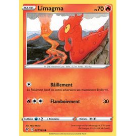 Carte Pokemon - Limagma - 027/185 - Épée Et Bouclier4 - Voltage Éclatant - Eb4 - Vf