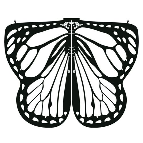 Cape À Ailes De Papillon Pour Enfants Et Adultes, Accessoires De Cosplay, Cape, Costume D'halloween, Noël, Fournitures De Fête De Danse