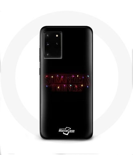 Coque Pour Samsung Galaxy S11 Plus Stranger Things Affiche Logo Joyeux Noël