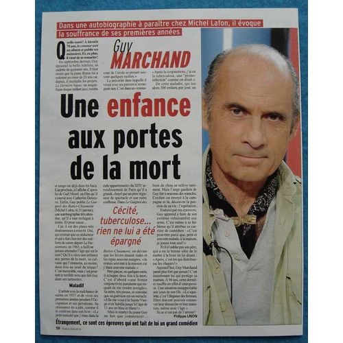 France Dimanche N°3148, Coupure De Presse: Guy Marchand