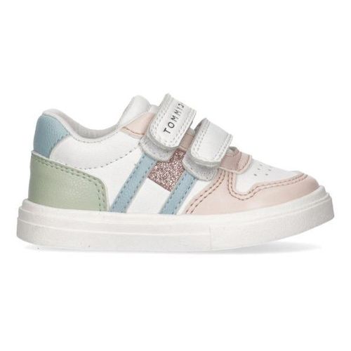 Tommy Hilfiger Baskets Scratchs Blanche