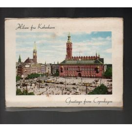 Hilsen Fra Kobenhavn - Dépliant 18 Cartes Touristiques "Greetings From Copenhagen" - Années Soixante