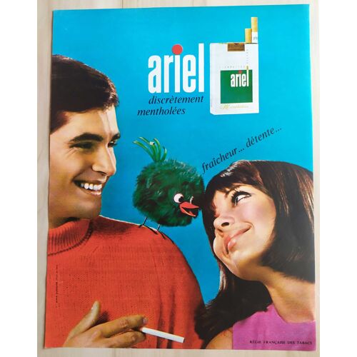 Publicité Papier - Cigarettes Ariel Mentholées De 1967