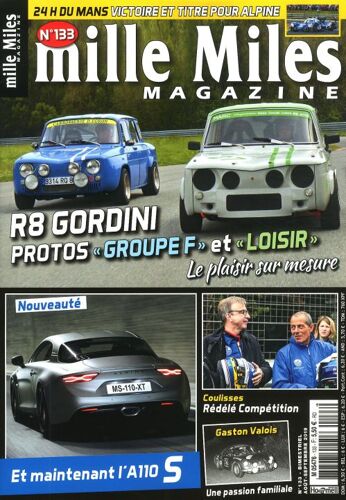 Mille Miles Magazine 133 R 8 Gordini