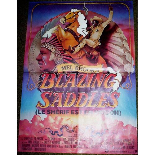 Affiche Blazzing Saddles (Shériff En Prison) Mel Brooks 80x60