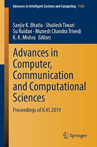 Advances In Computer, Communication And Computational Sciences