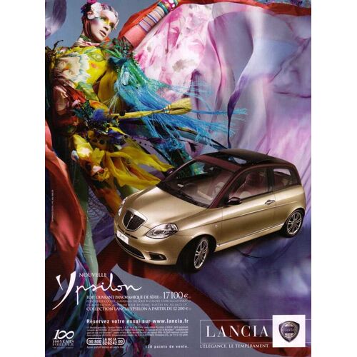 Publicité Papier - Voiture Lancia Ypsilon De 2006