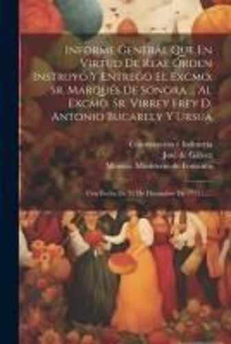 Informe General Que En Virtud De Real Órden Instruyó Y Entregó El Excmo. Sr. Marqués De Sonora ... Al Excmo. Sr. Virrey Frey D. Antonio Bucarely Y Urs