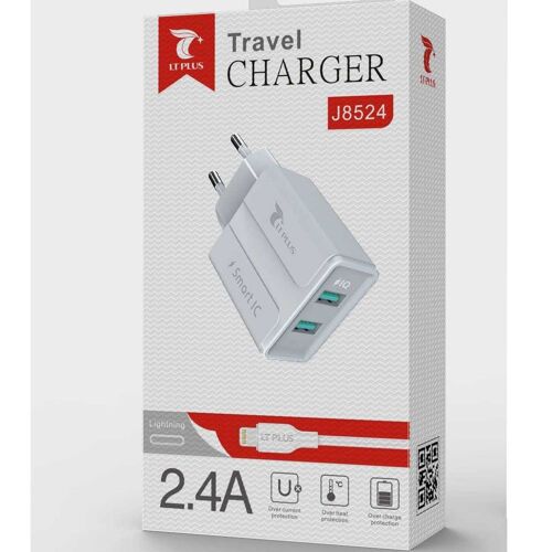 Cable + Chargeur 2 Xusb Lightning Apple Iphone Charge 2.4a