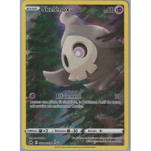 Carte Pokemon - Skelenox - Gg28/Gg70 - Ultra-Rare - Eb12,5 - Zenith Supreme -