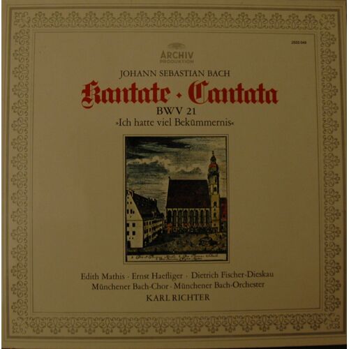 Lot De Disques Vinyle De Bach Dont Un Coffret