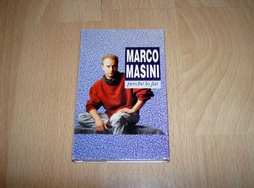Marco Masini - Cassette Audio 2 Titres : "Perchè Lo Fai" Et "Il Giorno Dei Perdenti"