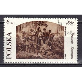 Pologne 1983 : 120è Anniversaire De L'insurrection De 1863 : "La Bataille", Peinture D'artur Grottger - Timbre Oblitéré
