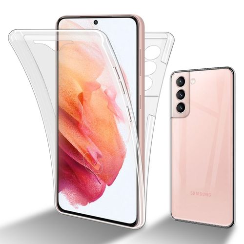 Cadorabo Housse Compatible Avec Samsung Galaxy S22 En Transparent - 360° Full Body Housse De Protection - Protection Frontale Et Dorsale, Protection Intégrale Avec Protection D'écran