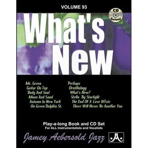 Aebersold Vol. 93 + Cd : What's New