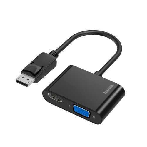 Adapt. vidéo, 2 en 1, f. DisplayPort - port VGA et HDMI?, Ultra-HD 4K