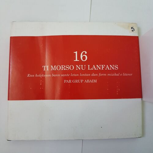 Abaim " 16 Ti Morso Nu Lanfans " Cd Book Album 16 Titres