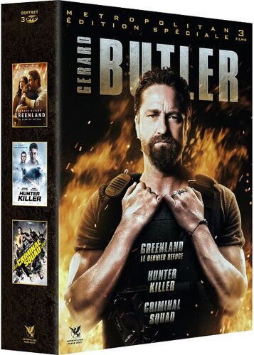 Gerard Butler - Coffret : Greenland - Le Dernier Refuge + Hunter Killer + Criminal Squad - Édition Spéciale