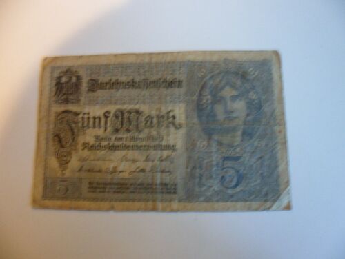 Allemagne 5 Mark 1917