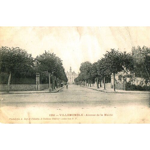 Carte Postale Ancienne, France, Seine Saint Denis ( 93 ), Villemomble, Avenue De La Mairie