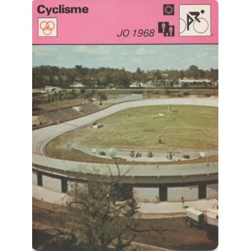 Fiches Sur Le Cyclisme Sur Les Jeux Olympiques De 1968, 1976 Km Contre La Montre
